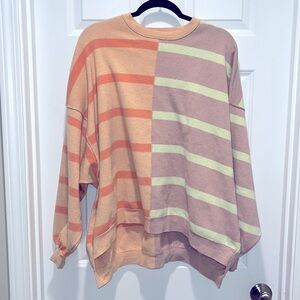 Free People Uptown Pullover XS Color Pastel Dreams Combo sold out